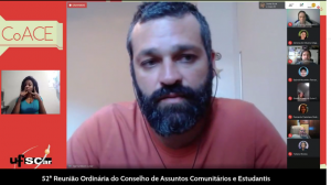 Imagem da reunião virtual do CoACE