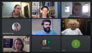 Imagem de captura de tela de reunIão no google meet