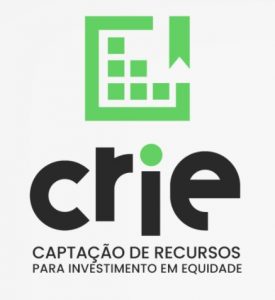 Logo do CRIE com o escrito em preto em fundo branco