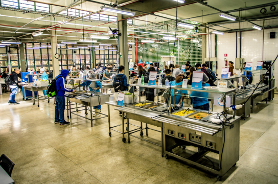 Restaurante Universitário do Campus São Carlos. Foto: CCS/Milanetto.