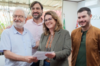 Reitora da UFSCar recebe visita de deputado federal