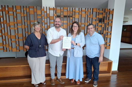 Assinatura do acordo de cooperação entre UFSCar e Prefeitura de São Carlos.